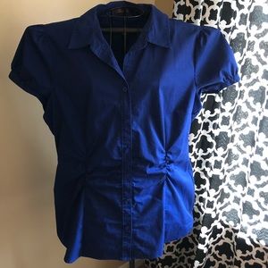 Button up collared blouse